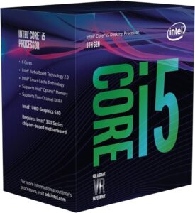 intel core i5-8600 @ 3.10GHz